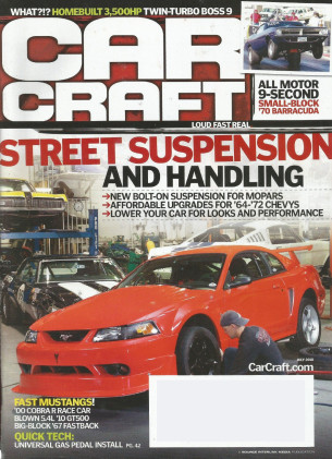 CAR CRAFT 2010 JULY - HANDLING & RACING, NEW GT500